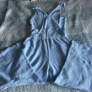 4Our Dreamers Baby Blue Jumpsuit